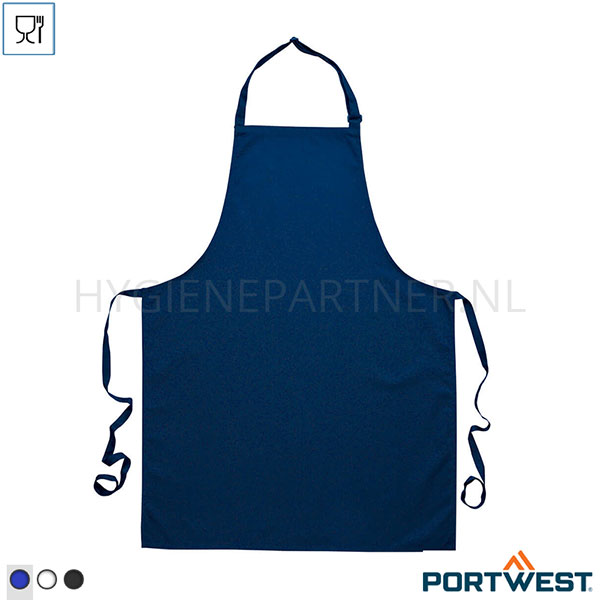 BK581057-33 Portwest S841 voorschort food lang polykatoen marineblauw