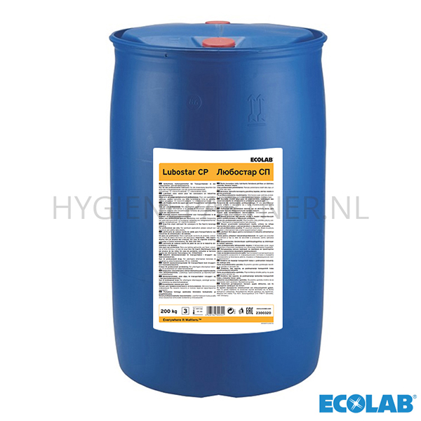 SR301089 Ecolab Lubostar CP vloeibaar neutraal smeermiddel vat 200 kg (BE)