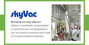 Kennispartner SkyVac voor reinigingsapparatuur | Hygienepartner.nl