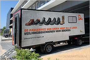 Passervice veiligheidsschoenen op locatie - Hygienepartner.nl