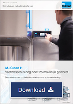 M-iClean H doorschuivers en met automatische kap | Hygienepartner.nl