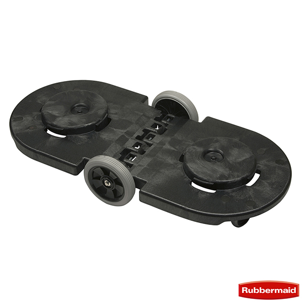 BA011114 Rubbermaid Brute Dolly tandem transport voor ronde Brute containers