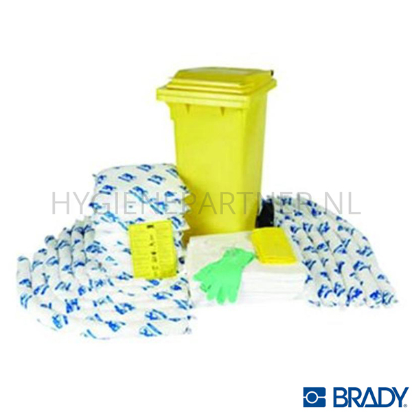 BI401028 Brady SKO-120 Spill kit Mobiele Container Kit SPC olie