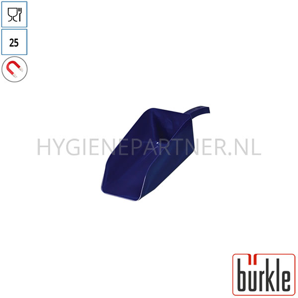 DE251096-30 Burkle monsterschep detecteerbaar steriel polystyreen 25 ml blauw