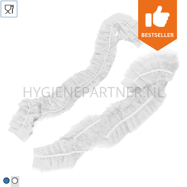 DI451006-50 Disposable baardmasker wokkel non-woven polypropyleen wit