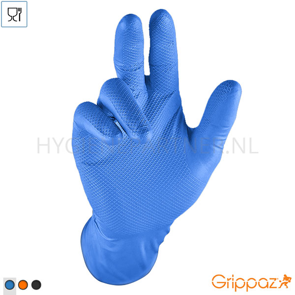 DI651051-30 Grippaz 246BL disposable handschoen nitril chemiebestendig 240 mm blauw