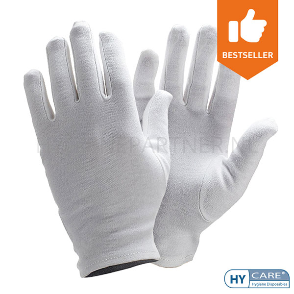 DI751001-50 Hycare disposable handschoen katoen tricot interlock