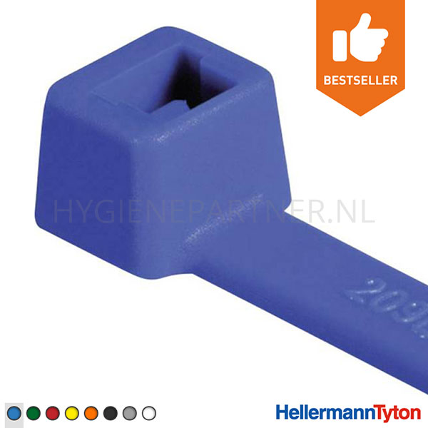 KM051001-30 HellermannTyton 116-01816 PA66 bundelband polyamide blauw