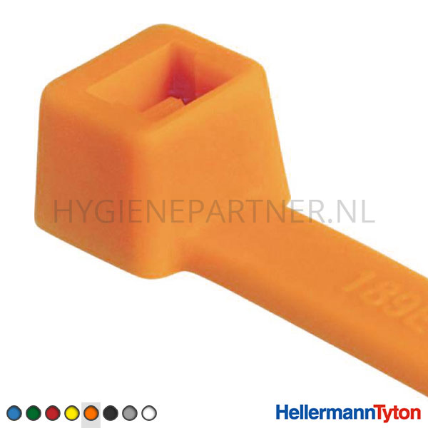KM051002-70 HellermannTyton PA66 bundelband polyamide oranje