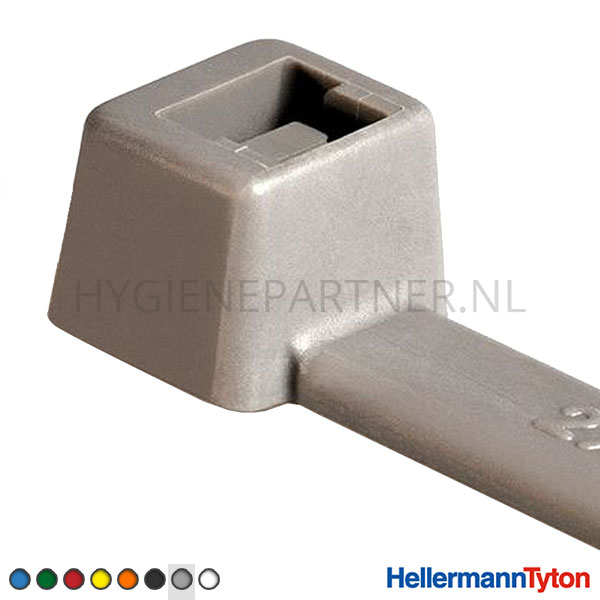 KM051001-95 HellermannTyton 116-01818 PA66 bundelband polyamide grijs