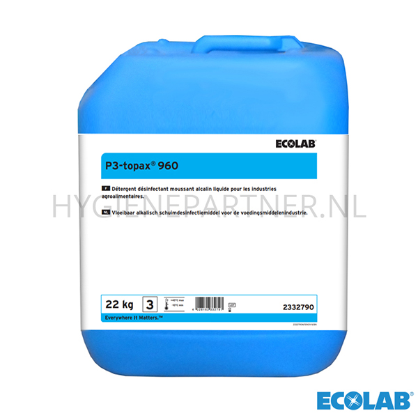 RD051103 Ecolab P3-topax 960 alkalisch reiniging en desinfectie 11 kg