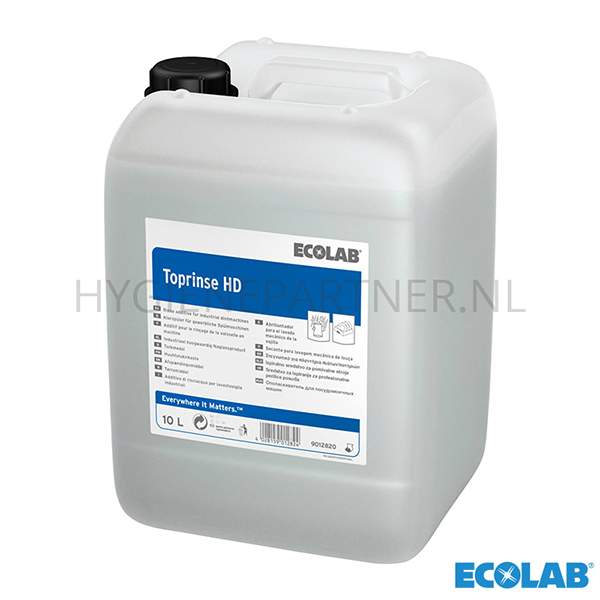 RD201001 Ecolab Toprinse HD zuur naglansmiddel vaatwasser 10 liter