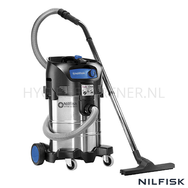 RT401042 Nilfisk ATTIX 40-01 PC INOX stof-/waterzuiger