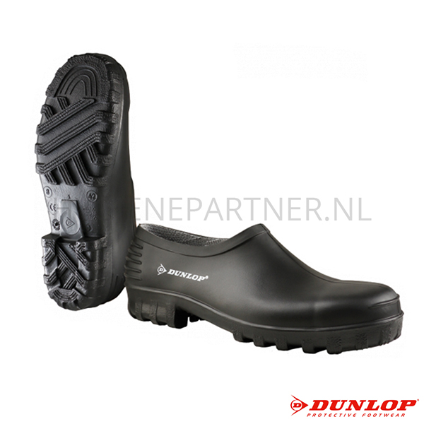 SC251039-90 Dunlop 814P klomp gesloten hiel zwart