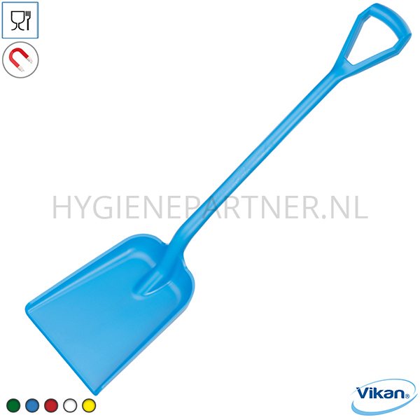 VK401013-30 Vikan 56263 schop detecteerbaar D-grip 1040 mm blauw